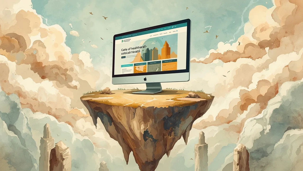Should a clinic website be custom or template-based?