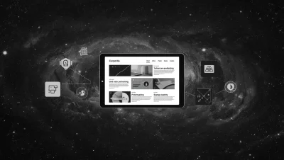 What elements should be considered in corporate web design?